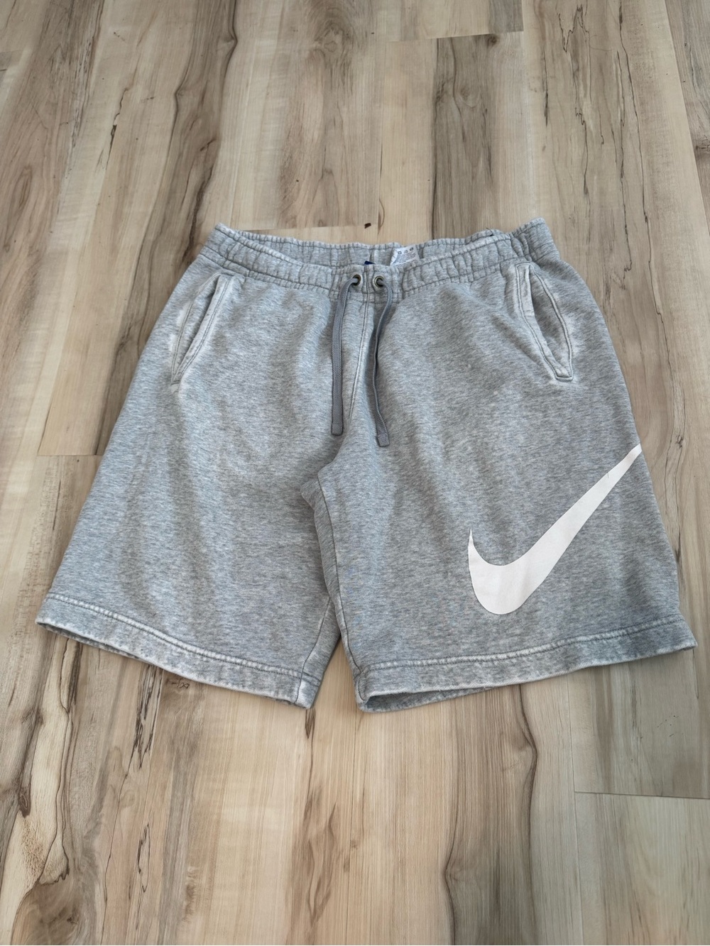 Nike Men's Gray Dri-FIT Logo Sweat Shorts